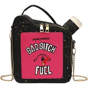 Women's Purse Bag Handbag  Fashion Sequin Crossbody Funny Gasoline Shoulder
